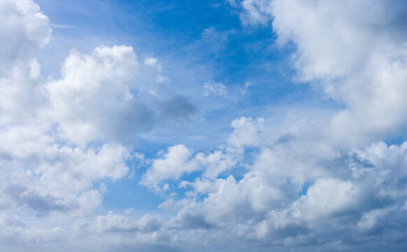 Cloudscape on blue sky