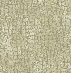 Khaki Faux Croc Skin Wallpaper Texture