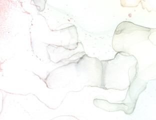 Alcohol Ink Texture. Oil Liquid Abstract Wall.