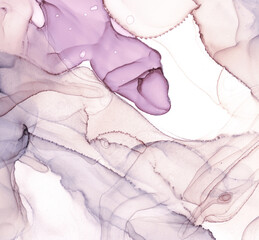 Alcoholic Ink. Oil Digital Elegant Print. Mix