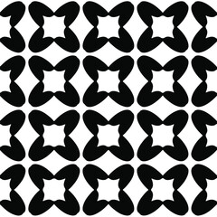  Vector pattern with symmetrical elements . Repeating geometric tiles from striped elements. black patterns.
