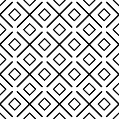  Vector pattern with symmetrical elements . Repeating geometric tiles from striped elements. black patterns.