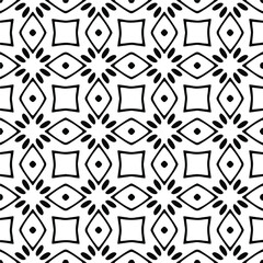  Vector pattern with symmetrical elements . Repeating geometric tiles from striped elements. black patterns.