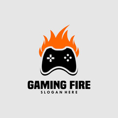 Game fire Logo Icon Design