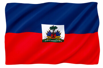Fototapeta premium Flag of Haiti
