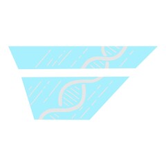 Lab banner scheme icon cartoon vector. Biology science