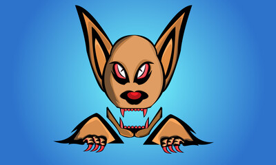 Devil Animal Art Work Logo Design Character Ghost Monster Graphic symbol