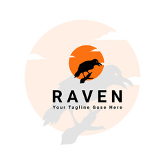 Raven logo design 