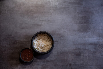 Brazilian Food - Rice and Beans 