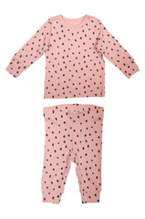 Obraz premium pink set of blouse and leggings for a newborn girl