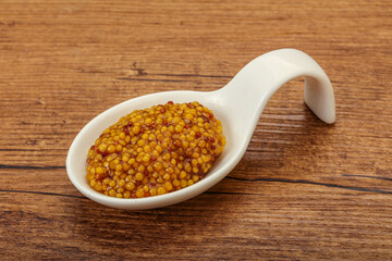 Dijon mustard sauce with seeds