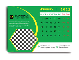  Update Abstruct Minimal Latest Creative Luxury Wall/Desk Calendar Design Template
