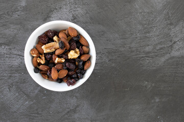 Overhead Shot of Trail Mix