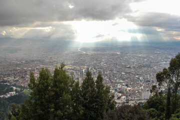 Bogotá, Ciudad vista desde Monserrate