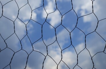 Fototapeta premium net on sky