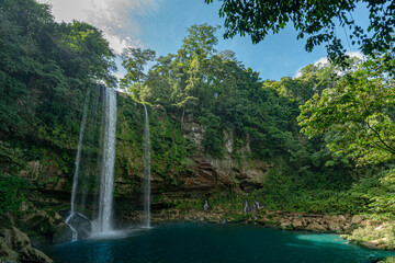Misol Ha waterfall in Chiapas, Mexico
