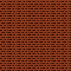 Brown brick pattern pixel art. Vector picture.