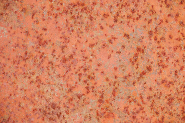 Background. Texture. Rusty brown painted metal sheet. Rusty Grunge Texture On Metal