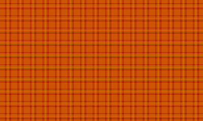 Dark orange fall plaid