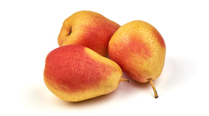 William pears, Isolated on white background.