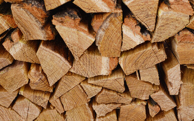 Background from a firewood.