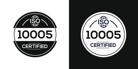 Obraz premium Creative (ISO 10005) Standard quality symbol, vector illustration.