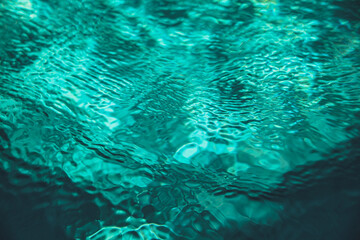 texture of clear clear water in the pool
