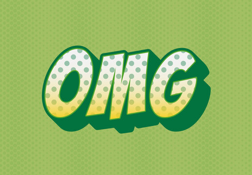 Comic Style Text Effect