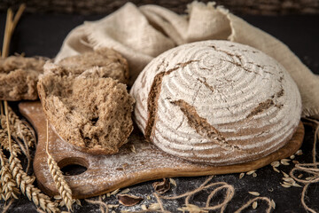 Crusty Fresh Homemade Rye Bread