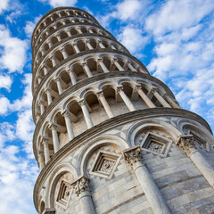 Leaning Tower of Pisa close up
