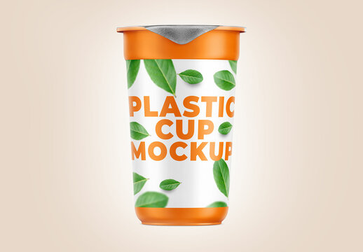 Plastic Cup Mockup
