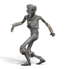 zombie is looking back