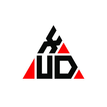 XVD triangle letter logo design with triangle shape. XVD triangle logo design monogram. XVD triangle vector logo template with red color. XVD triangular logo Simple, Elegant, and Luxurious Logo. XVD 