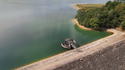 Lac et Barrage de Filheit, site naturel du Mas d'Azil, Ariège 09 France, Europe