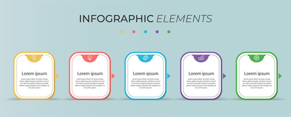 Presentation business infographic template 