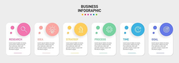 Infographic design with icons and 5 options or steps. Thin line vector. Infographics business concept. Can be used for info graphics, flow charts, presentations, web sites, banners, printed materials.