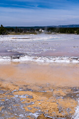 Great Fountain Geyser in Yellowstone National Park