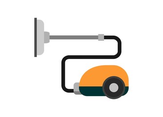 Vacuum cleaner. Simple flat illustration.