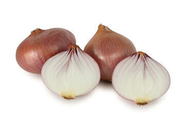 Onion isolated on white background.