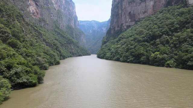 Aerial View of Sumidero Canyon, Chiapas, Mexico