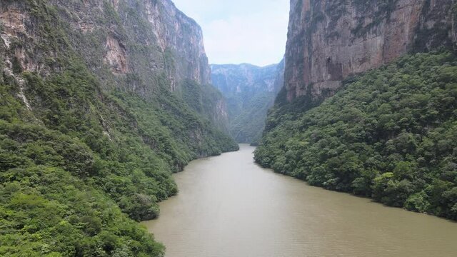 Aerial View of Sumidero Canyon, Chiapas, Mexico