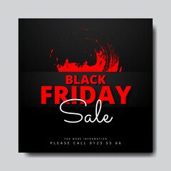 Modern black friday super sale banner