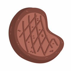 Barbecue in flat design