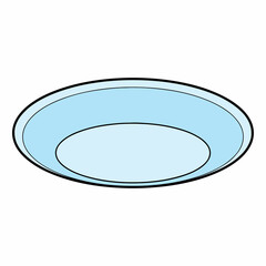 plate vector illustration