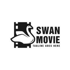 industry swan film inspiration illustration logo