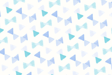 Blue triangle-shaped seamless pattern wallpaper