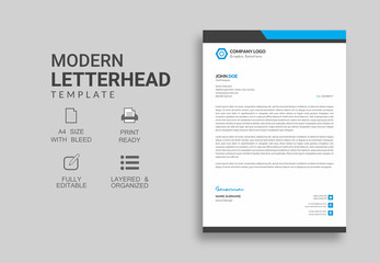 Obraz premium Letterhead Template