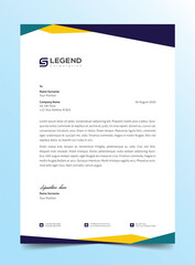 letterhead template clean Print-ready Style Colorful, layout, background