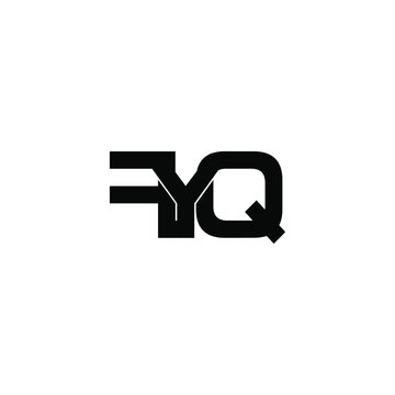 fyq initial letter monogram logo design