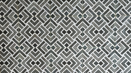 Abstract ceramic wall